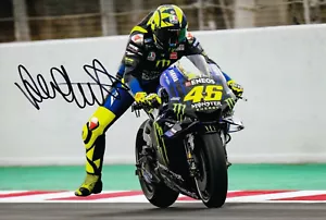 VALENTINO ROSSI - MOTO GP SIGNED AUTOGRAPHED PHOTO PRINT - Picture 1 of 1
