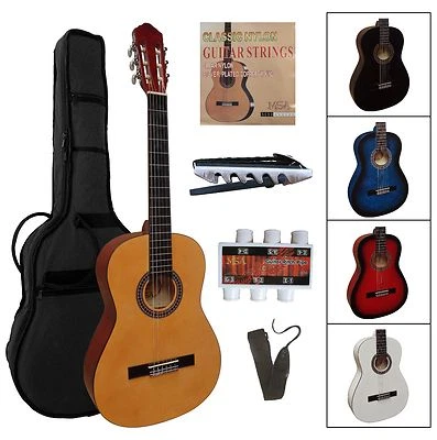 MSA Guitarra, 4/4, bolsa + banda - EN SET - capodaster + cuerdas adicionales + silbato! Modelo, 22