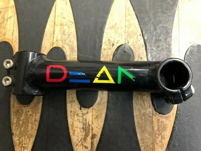 Dean Bikes alloy stem 150mm 25.4 clamp black MTB retro rare 1 in threadless   - Image 1 of 4