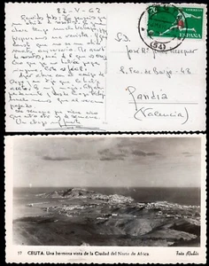 Ceuta - Edi o TP 1308 - Postal "Ceuta - Una hermosa vista..." Mat "Ceuta 23/5/62 - Imagen 1 de 1