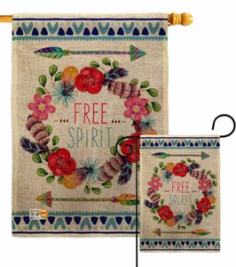 Free Spirit Burlap Garden Flag Sweet Life Expression Decorative Gift Yard Banner - Picture 1 of 19