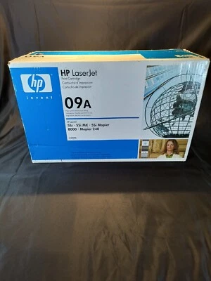 NUEVO SELLADO Genuino HP LaserJet 09A C3909A 5Si,5Si MX, 5Si Mopier Tóner Negro Fabricante de Equipo Original Foto 1 de 4