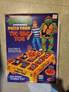 TMNT Cowabunga Pizza Toss Tic Tac Toe 1991 Ramco NIB 