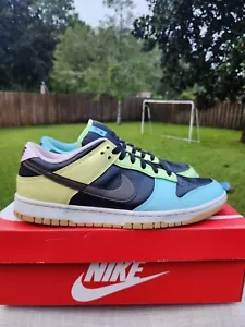 Size 10.5 - Nike Dunk SE ‘Free.99 - Black’ Low Multicolor - Picture 1 of 9