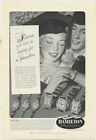 Hamilton Watch Styles Judith Wesley Olivia Nordon 1950 Vintage Ad