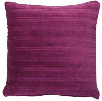 Kissenhülle Baumwolle Samt Violett Plum Velvet 50 x 50 cm Krasilnikoff Dänemark - Bild 1 von 4