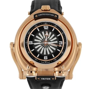 Gevril GV2 Triton Submarine Gold Plated Black 48mm 3402 LIMITED EDITION Watch - Picture 1 of 10