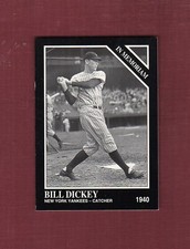 #1369 BILL DICKEY, New York Yankees PROMOTIONAL card | 1995 Conlon/Megacards C