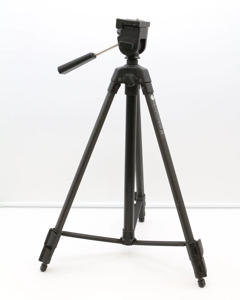 Cullmann Dreibeinstativ Dreibein Stativ tripod in Schwarz black universal  - Bild 1 von 3