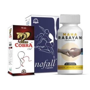 Combo de aceite sin caída, Maharasayan, King Cobra para revertir fugas efectos secundarios OM - Imagen 1 de 5