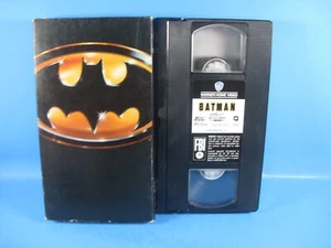 Batman VHS Movie 1989 Michael Keaton Jack Nicholson Tim Burton Kim Basinger - Imagen 1 de 6