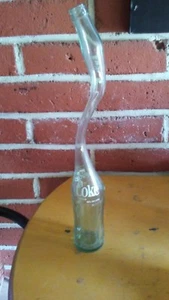 Coca Cola - Botella retorcida - Muy rara estilo de cuello único - Imagen 1 de 2