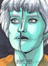 Star Trek TNG Portfolio Prints Sketch Card By Rich Molinelli