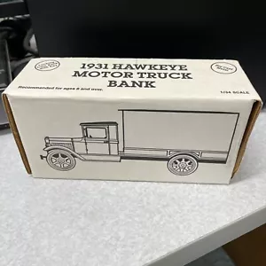 1990 Ertl Hershey's Chocolate 1931 Hawkeye Motor Truck 1:34 Diecast Bank 9349 - Bild 1 von 6