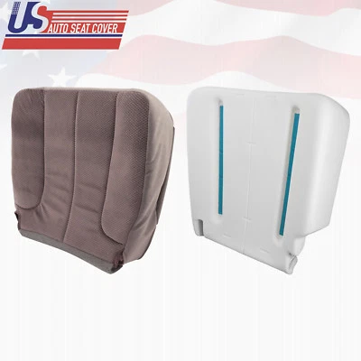 Se adapta a Dodge Ram 3500 SLT 2004 - Cubierta de asiento de tela inferior del conductor y espuma bronceada Foto 1 de 4