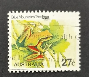 Used Australia Stamp 1982 Animals Blue Mountains tree frog - Picture 1 of 1