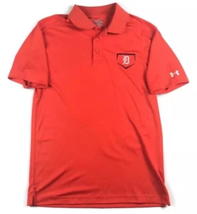 Camisa polo suelta para hombre Under Armour talla pequeña S Detroit Tigers MLB cuello - Imagen 1 de 4