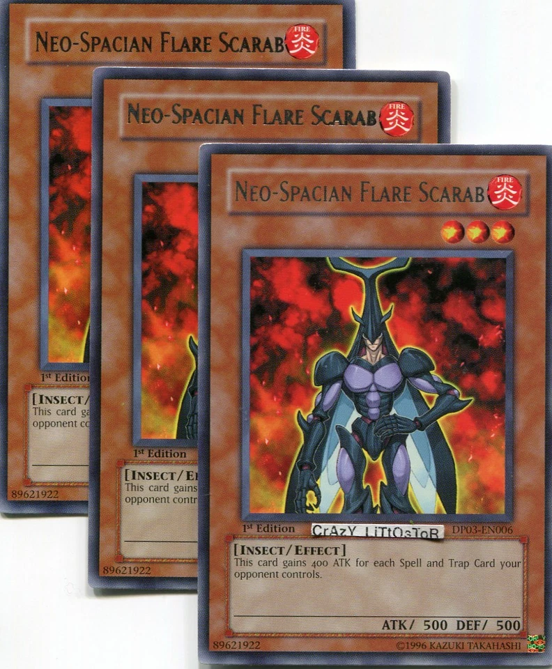 Neo-Spacian Flare Scarab DP03-EN006 - Jaden Yuki 2 - 1st Edition