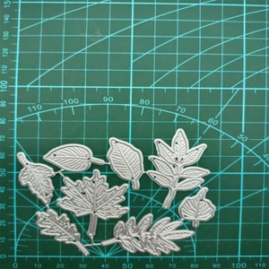 8pcs Leaves Metal Cutting Dies Scrapbooking Embossing Paper Card Craft Stencil H - Picture 1 of 4