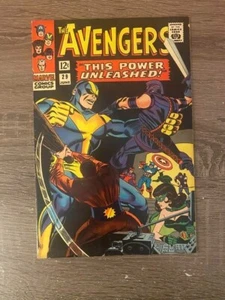 THE AVENGERS #29 JUNE 1966 MARVEL COMICS CAPTIAN AMERICA HAWKEYE STAN LEE ad - Picture 1 of 15