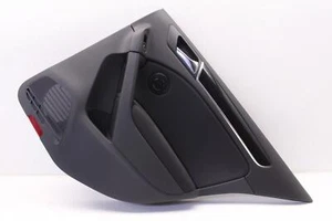 VW GOLF GTI 10 11 12 13 14 REAR PASSENGER RIGHT DOOR TRIM PANEL BLACK CLOTH - Picture 1 of 6