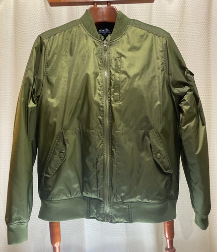 VETEMENTS Giacca stile volo bomber Five Four verde 100% nylon taglia large