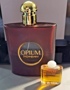 Yves Saint Laurent Opium EDT 90ml Eau de Toilette, halb voll , sowie Miniflakon - Bild 1 von 6