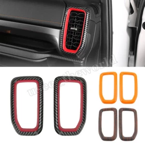 2PCS For Ford Ranger 2023 2024 2025 Air Conditioning Outlet Vent Cover Trim ABS - Picture 1 of 14