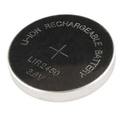 1 x LIR2450 CR2450 RECHARGEABLE EUNICELL 3.6V LITHIUM BATTERY SHIP SYDNEY   - image 1 of 2