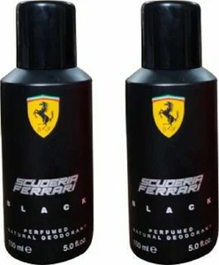 Scuderia Ferrari BLACK (PACK OF 2) Body Spray - For Men (300 ml, Pack of 2) - Picture 1 of 3