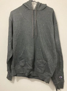 Champion Langarm Pullover Hoodie anthrazit grau Fronttasche Größe M - Bild 1 von 3