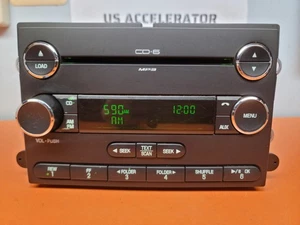 Genuine 2008-2009 FORD TAURUS Radio 6 DISC CD Player Stereo MP3 8F9T-18C815-GA - Picture 1 of 18