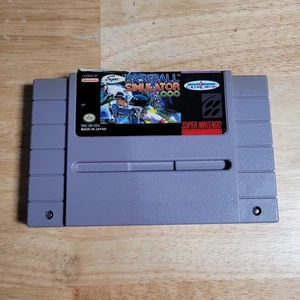 Super Baseball Simulator 1.000 SNES Super Nintendo Entertainment System getestet - Bild 1 von 3