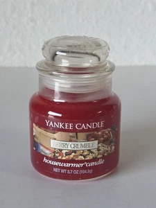 Yankee Candle Berry Crumble tarro de 3,7 OZ vela perfumada vela calentador de casa - Imagen 1 de 5