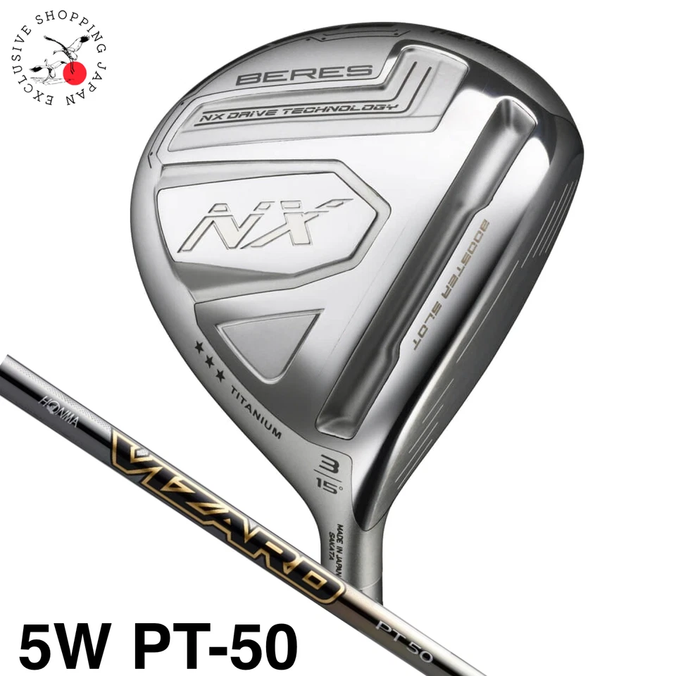 HONMA Beres NX TRIPLE STAR 3S 3 Star Fairway Wood 5W Vizard PT-50 Graphite Shaft - Image 1 of 4
