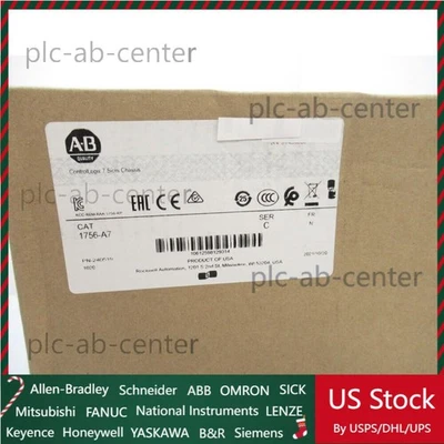 1756-A7 SER C ControlLogix 7 Slots Chassis 1756A7 New Factory Sealed - Image 1 of 4