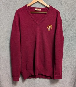 Hawick Knitwear Newcastle United Golfschläger Wollpullover, UK Größe XL. Burgunderrot - Bild 1 von 6