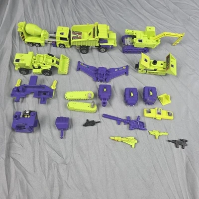 Transformers G1 Devastator Constructicons Vintage 1985 Incomplete Figure Lot - Image 1 of 4