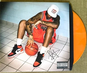 AJ Tracey - Flu Game Signed Double Orange 12" Vinyl LP 2021 Autographed - Picture 1 of 2