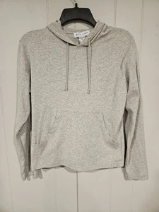 Cotton Country Damen leichter Gr. M Pullover Hoodie grau Taschen - Bild 1 von 6