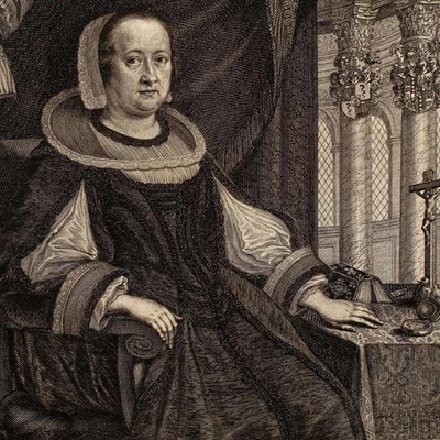 Bartholomäus Kilian Regina Sibilla Stubenberg Porträt Original Kupferstich 17 Jh - Bild 1 von 3