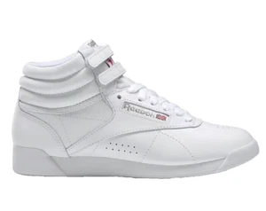Reebok Freestyle weiß hohe Turnschuhe Damengröße 5,5 NEU - Bild 1 von 14