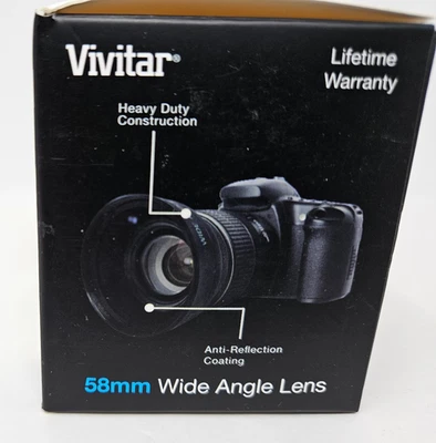 Vivitar 58mm Wide Angle 0.43X Professional Wide Angle Lens with Macro - Image 1 of 3