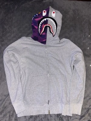 Cremallera gris bape XL para hombre  Foto 1 de 4