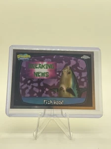 Bob Esponja 2025 Topps cromado 25 aniversario - cabeza de pez #114 - Imagen 1 de 2