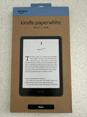 Amazon Kindle Paperwhite (2024) - Black - Gen 12 -16 Gb