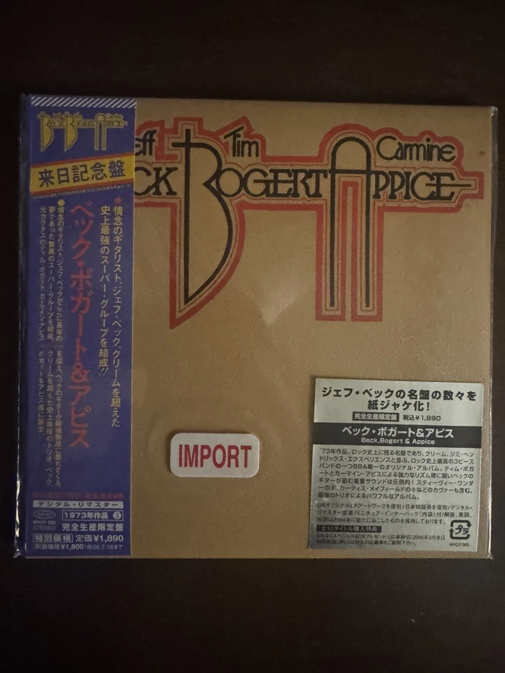 Beck Bogert & Appice CD *IMPORT* *SEALED*BRAND NEW* Foto 1 de 1