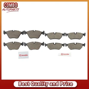 Front Rear Disc Brake Pad Set fits 1990-1992 Jaguar XJ6 - Picture 1 of 7