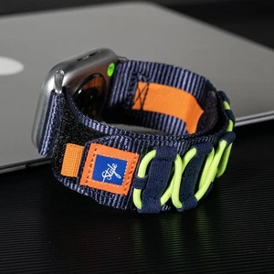 Armband für Apple Watch Ultra 2 Series 9 8 7 6 Se 5 4 Nylon Tactical Sport - Bild 1 von 16