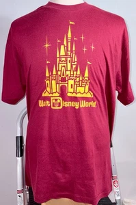 1980s Walt Disney World T-Shirt Cinderella's Castle Single Stitch 50/50 XL Size - Picture 1 of 6